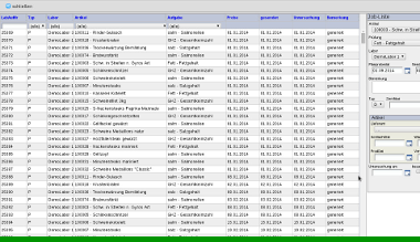 Laborauftragsjournal Joblisten Software