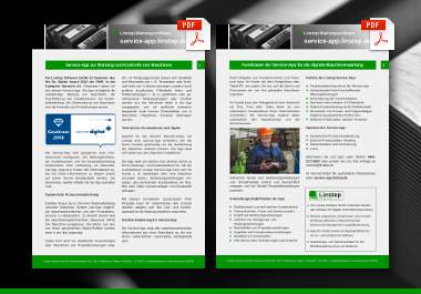 Service-App Maschinenwartung Prozessvisualisierung