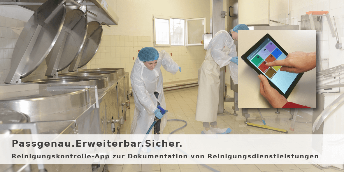 Reinigungskontrolle-App für HACCP