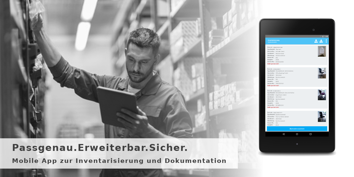 Inventar-App zur Inventarerfassung