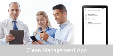 Clean Management App zur Organisation von Reinigungsdienstleistungen