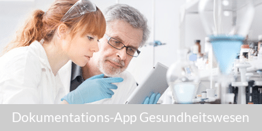 Dokumentations-App für Gesundheit, Pflege, Hotellerie