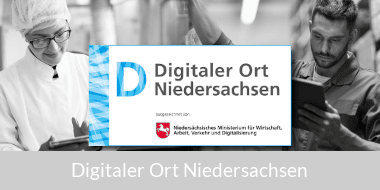 Auszeichnung Digitaler Ort Niedersachsen für Linstep Software GmbH